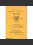 The New York Genealogical and Biographical Record, Vol. C, Number 2, April 1969  [genealogie, pomocné vědy historické, biografie] - náhled