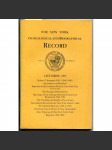 The New York Genealogical and Biographical Record, Vol. C, Number 4, October 1969  [genealogie, pomocné vědy historické, biografie] - náhled