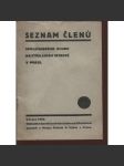 Seznam členů Společenského klubu na Střeleckém ostrově v Praze (Střelecký strov, Praha) - náhled