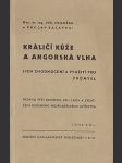 Králičí kůže a angorská vlna, jich zhodnocení a využití pro průmysl - náhled