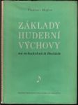 Základy hudební výchovy na nehudebních školách - náhled