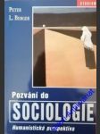 Pozvání do sociologie - berger peter ludwig - náhled