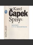 Hovory s T. G. Masarykem TGM (Karel Čapek - prezident Masaryk) Spisy Karla Čapka sv. XX. - náhled