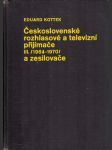 Československé rozhlasové a televízní přijímače a zesilovače iii. - náhled