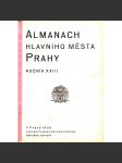 Almanach Hlavního města Prahy, roč. XXIII. (Praha, politika, zastupitelé) - náhled