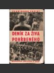 Deník za živa pohřbeného (první světová válka, Rakousko-Uhersko, legie, legionář) - náhled