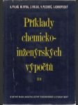 Příklady chemickoinženýrských výpočtů I./1 - náhled