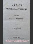 Kázání nedělní a sváteční - díl i-ii - košut bedřich vilém - náhled