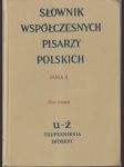 Slownik Wspólczesnych pisarzy polskich (veľký formát) - náhled