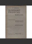 Slovenský priemysel roku 1932 (Slovenský průmysl, Slovensko) - náhled