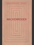 Wackenroder - náhled