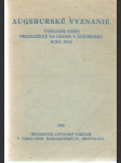 Augsburské vyznanie - náhled