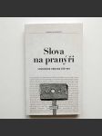 Slova na pranýři  - náhled