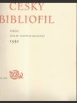 Český bibliofil - náhled