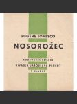 Eugene Ionesco: Nosorožec (rozbor divadelní inscenace - v divadlo Kladno) - náhled