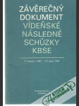 Závěrečný dokument vídeňské následné schuzky KBSE - náhled