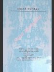 Tradice díla o.březiny - dvořák miloš - náhled