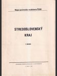 Mapa správneho rozdelenia ČSSR Stredoslovenský kraj (veľký formát) - náhled