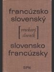 Francúzsko slovenský slovensko francúzsky vreckový slovník - náhled