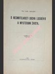 O nesmrtelnosti ducha lidského a mysterium života - langer ladislav - náhled