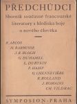 Předchůdci: Sborník současné francouzské literatury s hlediska boje o nového člověka - náhled