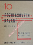 Jiných deset rozhlasových kázání (ii. řada) - hájek viktor - náhled