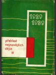 Přehled nejnovějších dějin II. 1929-1939 - náhled