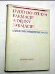 Úvod do studia farmacie a dějiny farmacie - náhled