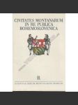 Civitates montanarum in re publica bohemoslovenica, II. (hornictví, heraldika, erby, znaky měst, mj. Krásno, Štěchovice, Krásná Hora, Rýmařov, Moravský Beroun) - náhled