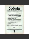 Sobota. Týdeník pro politiku, sociální otázky, hospodářství a kulturu (časopis, politika, první republika, mj. Tajemství Hitlerova úspěchu, Čínský komunismus, Hugo Haas - Ranní aj.) - náhled
