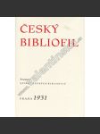 Český bibliofil roč. 3, 1931 (sborník, mj. Tycho Brahe, Třetí česká soutěž krásných knih, Preissigova antikva a kursiva; podpis a grafika Jan Konůpek, Karel Svolinský, Václav Mašek) - náhled