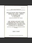 Společnost pro podporu německé vědy, umění a literatury v Čechách (Německá akademie věd v Praze) - náhled