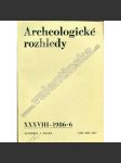 Archeologické rozhledy, 1986/6 - náhled