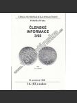 Česká numismatická spol., Členské informace 3/98 - náhled