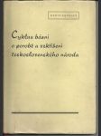 Cyklus básní o porobě a vzkříšení čs. národa - náhled