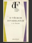 O věcech divadelních - náhled