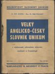 Velký anglicko-český slovník unikum - náhled