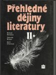 Přehledné dějiny literatury II - náhled