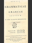 Grammaticae Graecae - section II. - náhled