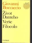 Život Danteho, Verše, Filocolo - náhled