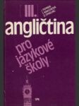 Angličtina pro jazykové školy III. - náhled