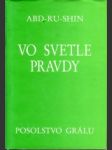 Vo svetle pravdy. Posolstvo grálu - náhled