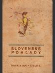 Slovenské pohľady 1929 č. 5. roč. 45. - náhled