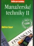 Manažerské techniky II. - náhled