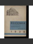 Ročenka Sirotčího spolku členů Národního divadla v Praze 1938 - náhled