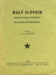 Malý slovník esperanto slovenský a slovensko esperantský - náhled