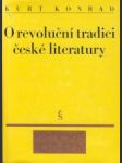 O revoluční tradici české literatury - náhled