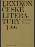 Lexikon české literatury. Osobnosti, díla, instituce 1. A-G - náhled