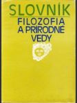 Filozofia a prírodné vedy  - náhled