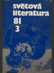 Světová literatura 1981 č.3. roč. XXVI. - náhled